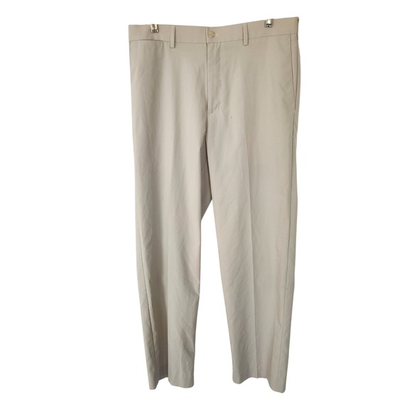 Grand Slam Other - Grand Slam Performance Khaki Flat Front Mens Chino Pants 34x32 FLAW